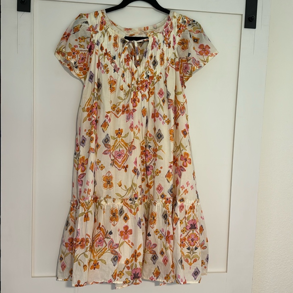 FATE Floral Multi Color Shift Dress Medium Spring Boutique